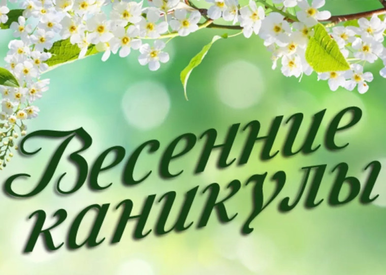 Весенние каникулы с пользой!.